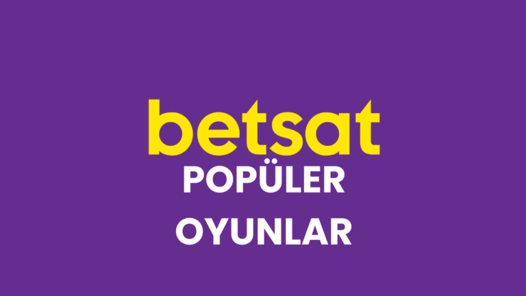 Betsat Popüler Oyunlar