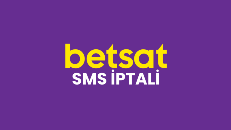 Betsat SMS İptali