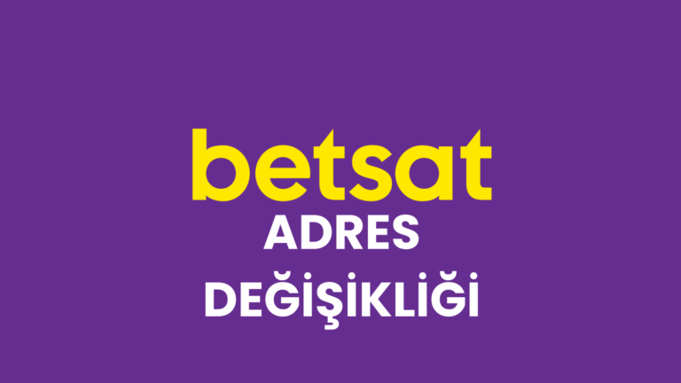 Betsat Adres Değişikliği